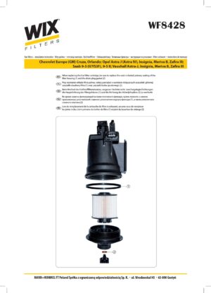 WIX WF8428 Fuel Filter