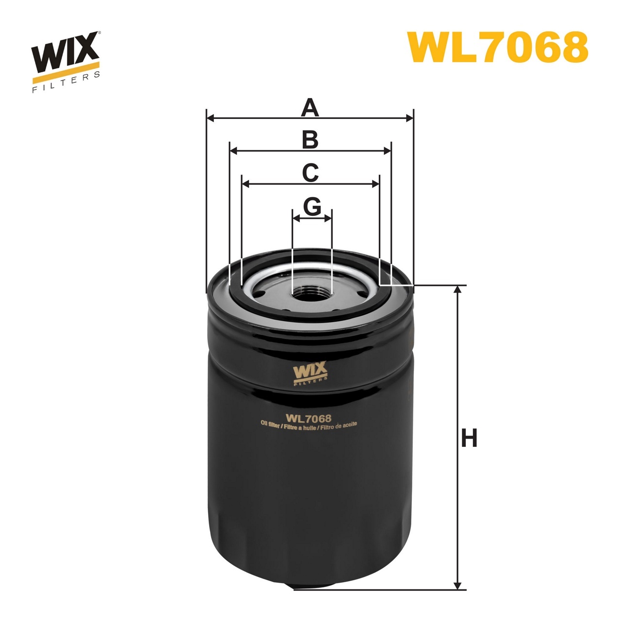 WIX WL7068 Oil Filter