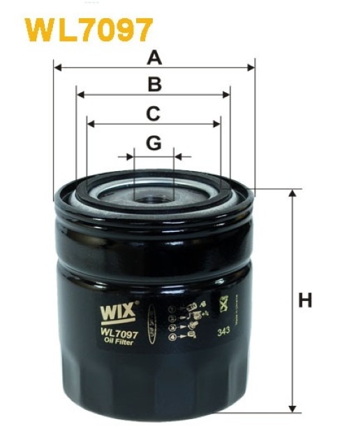 WIX WL7097 Oil Filter