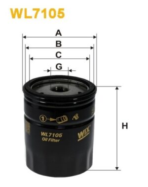 WIX WL7105 Oil Filter