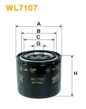WIX WL7107 Oil Filter