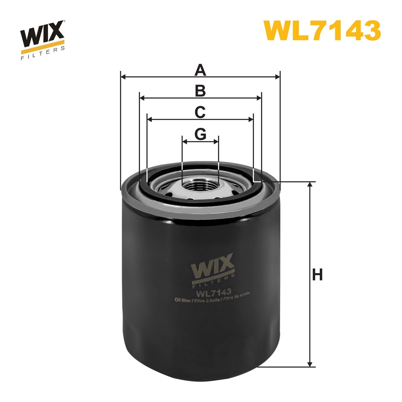 WIX WL7143 Oil Filter