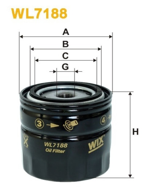 WIX WL7188 Oil Filter