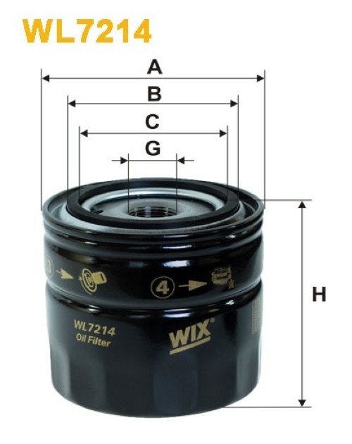 WIX WL7214 Oil Filter