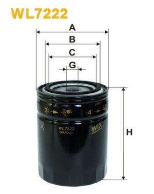 WIX WL7222 Oil Filter