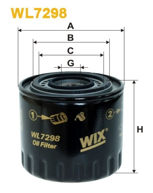 WIX WL7298 Oil Filter