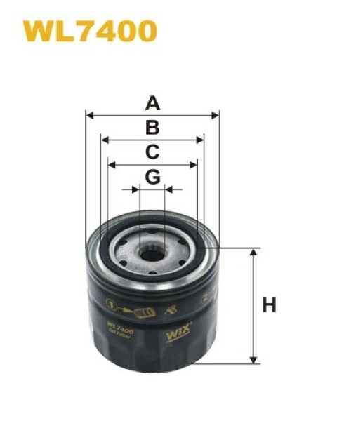 WIX WL7400 Oil Filter