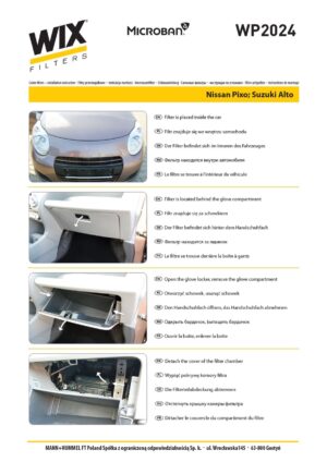 WIX WP2024 Cabin Air Filter