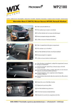 WIX WP2180 Cabin Air Filter