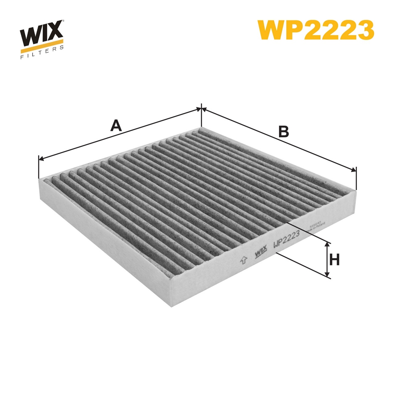 WIX WP2223 Cabin Air Filter