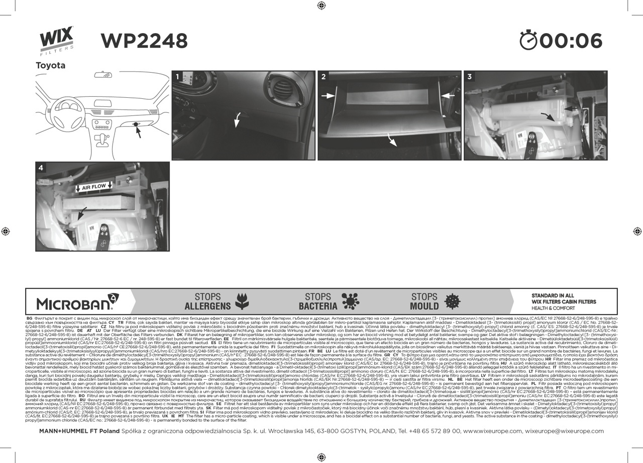 WIX WP2248 Cabin Air Filter