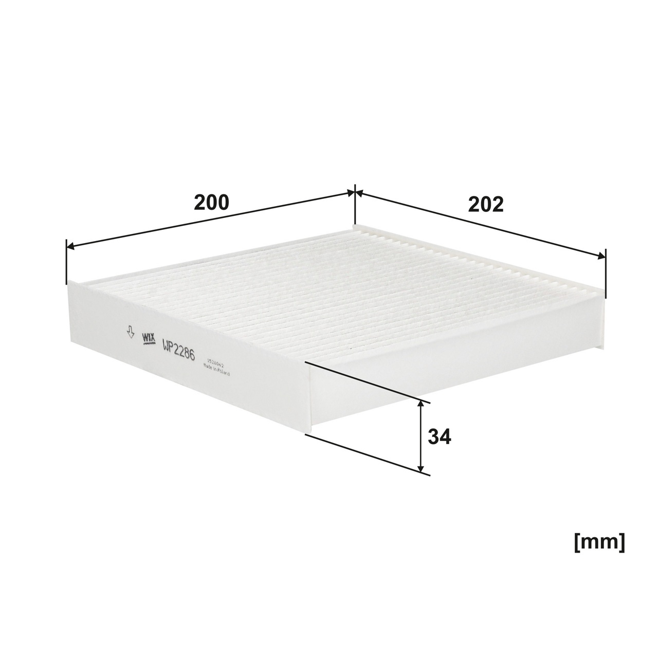 WIX WP2286 Cabin Air Filter