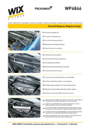 WIX WP6846 Cabin Air Filter