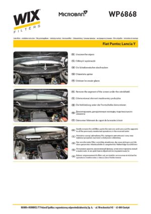 WIX WP6868 Cabin Air Filter