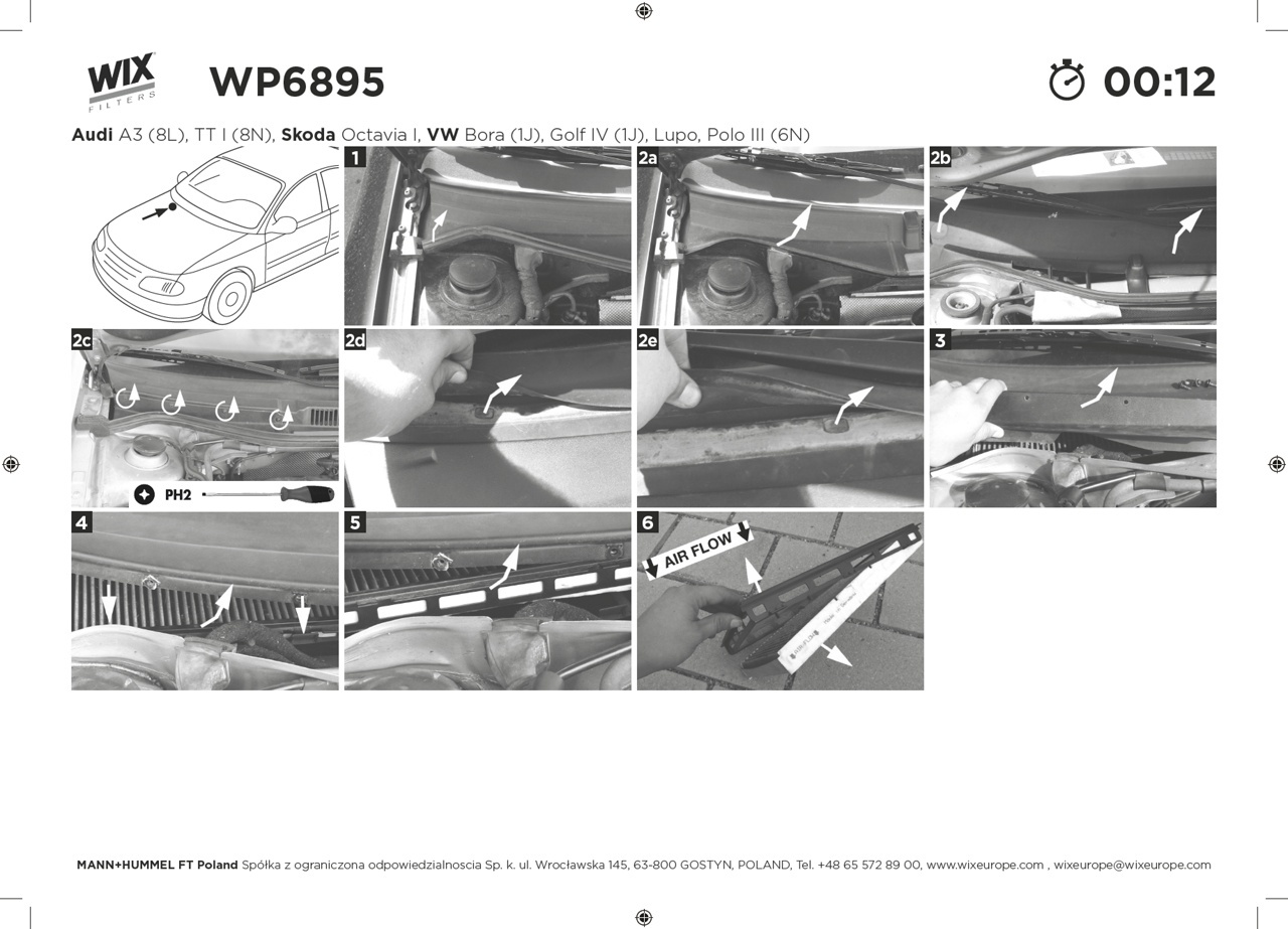 WIX WP6895 Cabin Air Filter