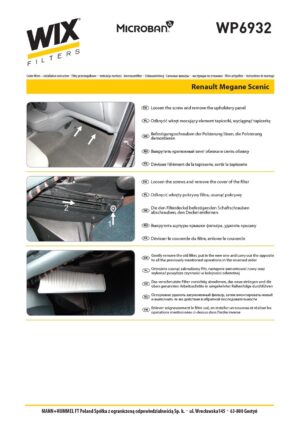WIX WP6932 Cabin Air Filter