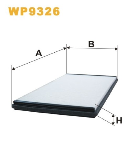 WIX WP9326 Cabin Air Filter
